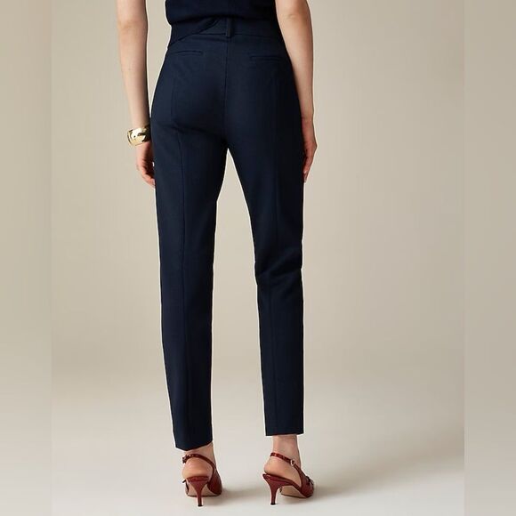 NWT J CREW New Cameron pant in four-season stretch in Navy - Picture 5 of 10